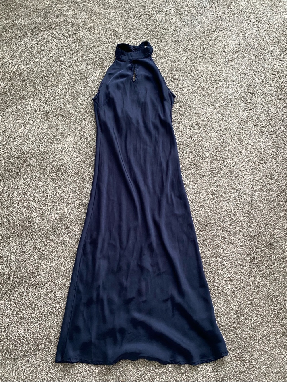 Young Fabulous & Broke Navy Halter Midi Dress - Picture 3 of 8